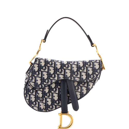 Saddle Handbag Oblique Canvas Mini