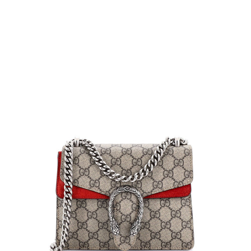 GUCCI Dionysus Bag GG Coated Canvas Mini