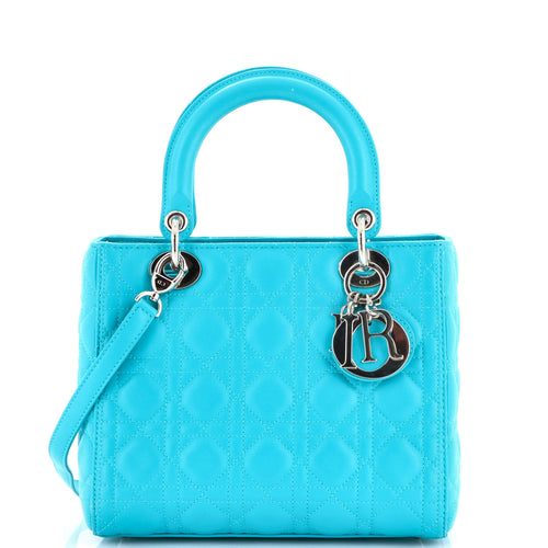 Lady Dior Bag Cannage Quilt Lambskin Medium
