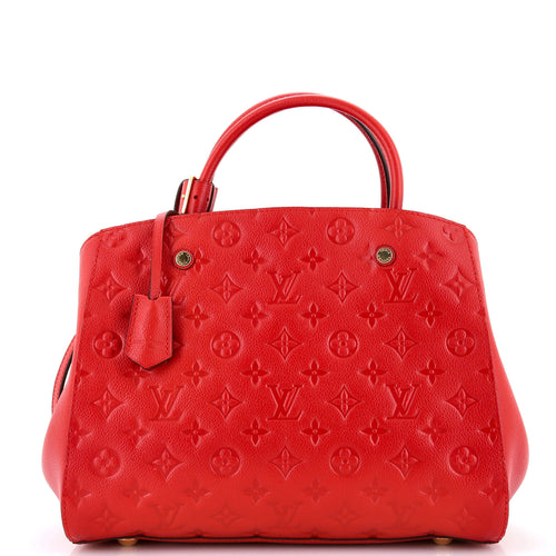Montaigne Handbag Monogram Empreinte Leather MM