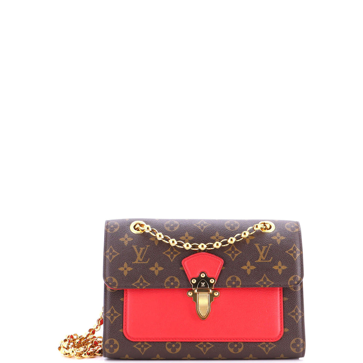 Louis Vuitton Victoire Handbag Monogram Canvas and Leather
