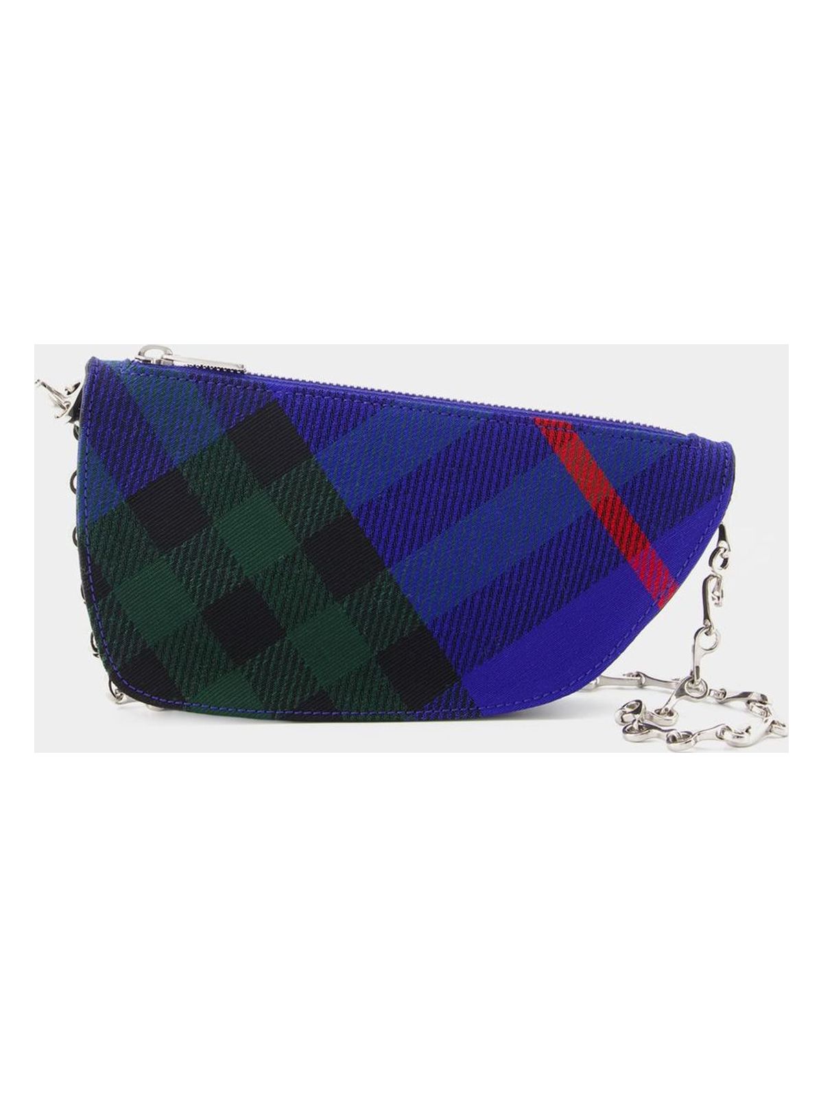 Burberry Micro Shield Wallet On Chain in Blue | 8086013