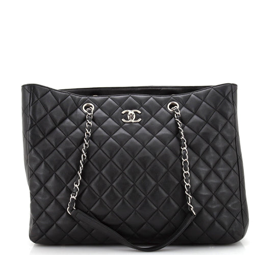 CHANEL Classic CC Shopping Tote Quilted Calfskin Large