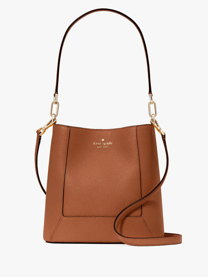 Kate Spade Au Lena Pebbled Leather Bucket Bag