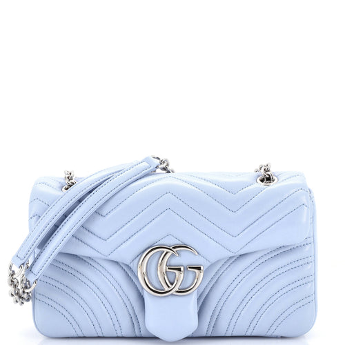 GUCCI GG Marmont Flap Bag Matelasse Leather Medium