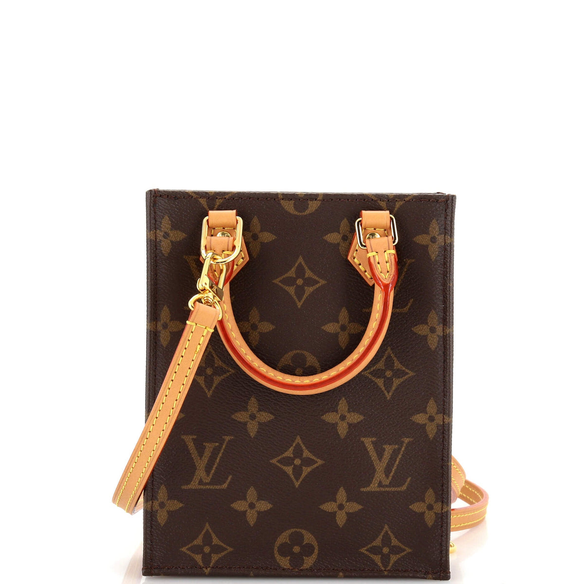Louis Vuitton Petit Sac Plat Bag Monogram Canvas