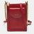 DKNY Red Leather Alexa Phone Crossbody Bag