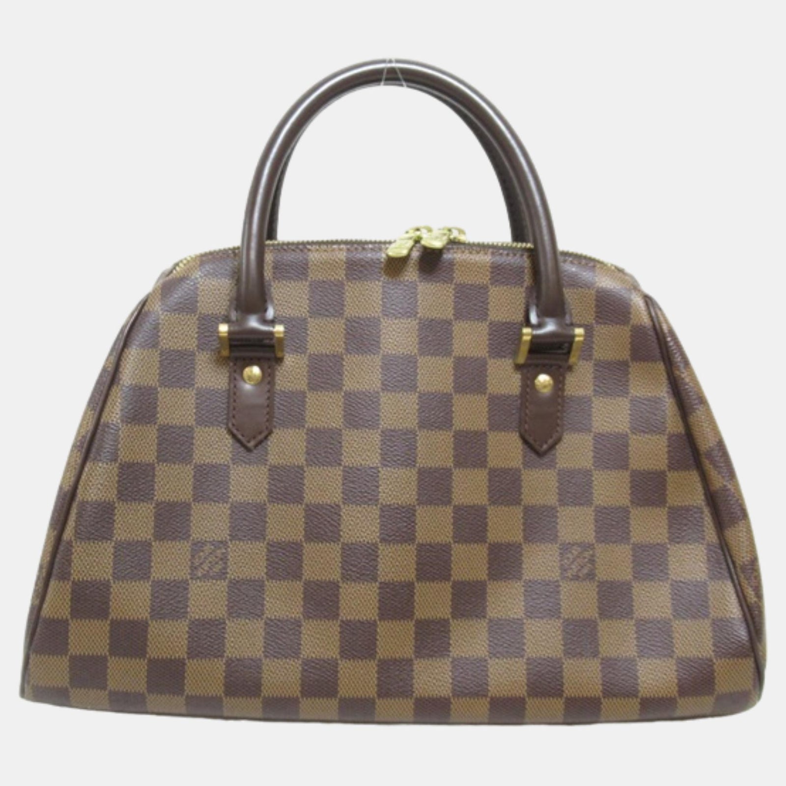 Louis Vuitton Braune Canvas Damier Ebene Rivera MM Handtasche