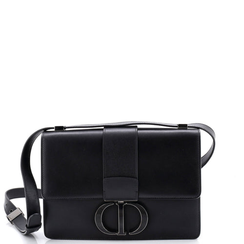 30 Montaigne Flap Bag Leather