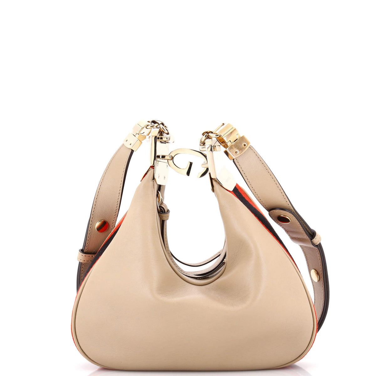Gucci GUCCI Attache Shoulder Bag Leather Small