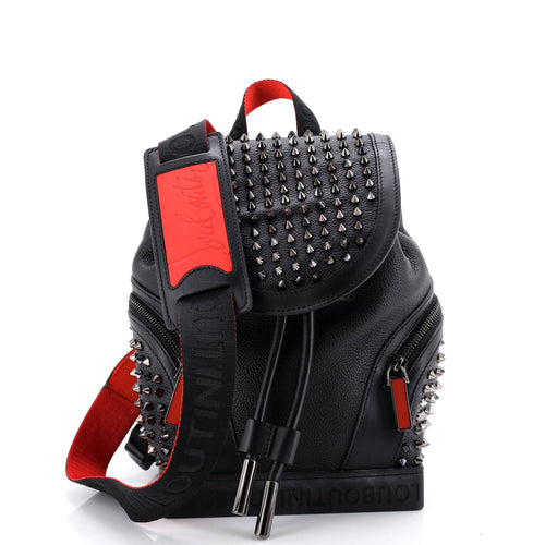 Explorafunk Backpack Spiked Leather Small