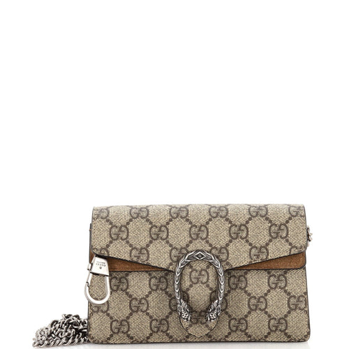 GUCCI Dionysus Bag GG Coated Canvas Mini