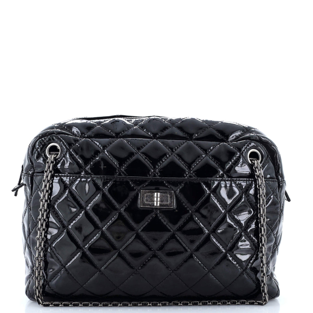 Chanel CHANEL Reissue Camera Bag Quilted Patent Large