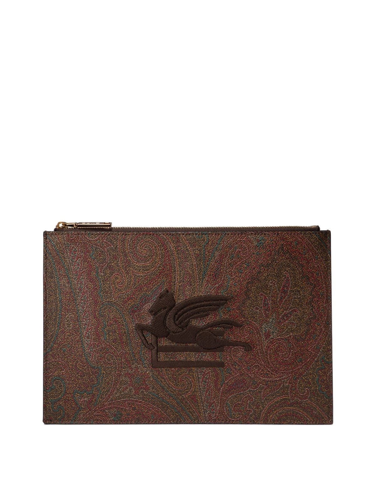 Etro Women's "paisley" Pouch in Brown | WP2C0013AA001M0019