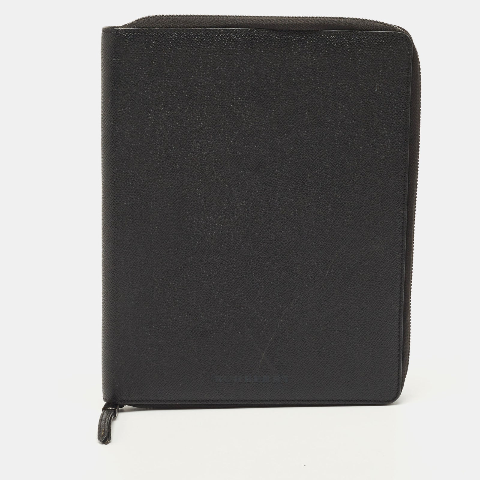 Burberry Black Leather Tablet Case