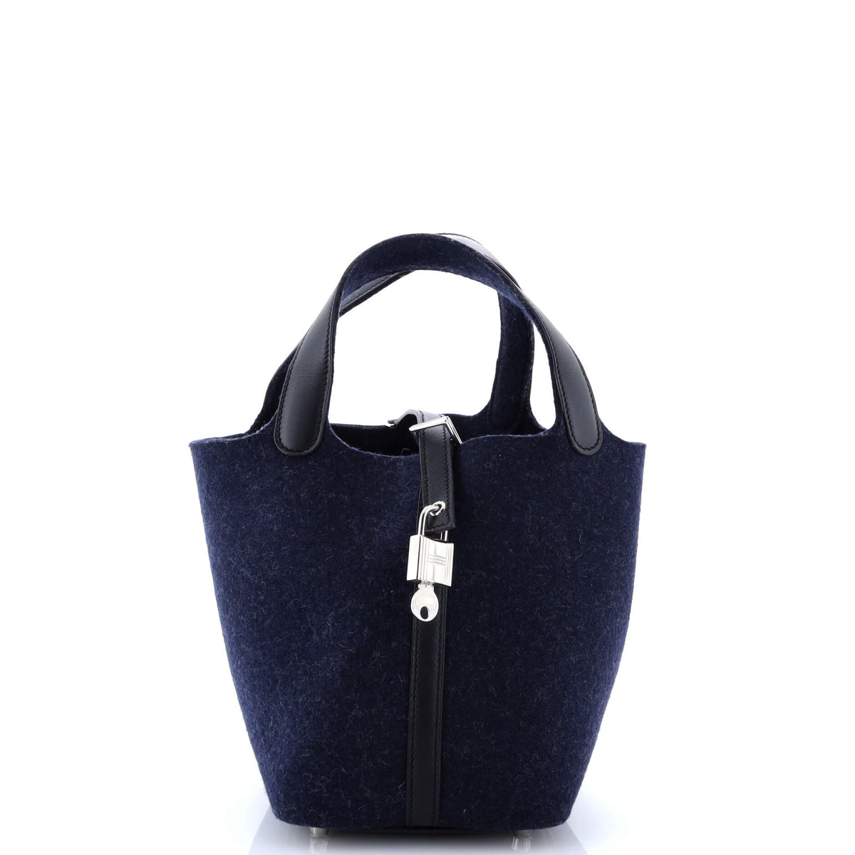Herm?s Picotin Lock Bag Felt with Leather PM