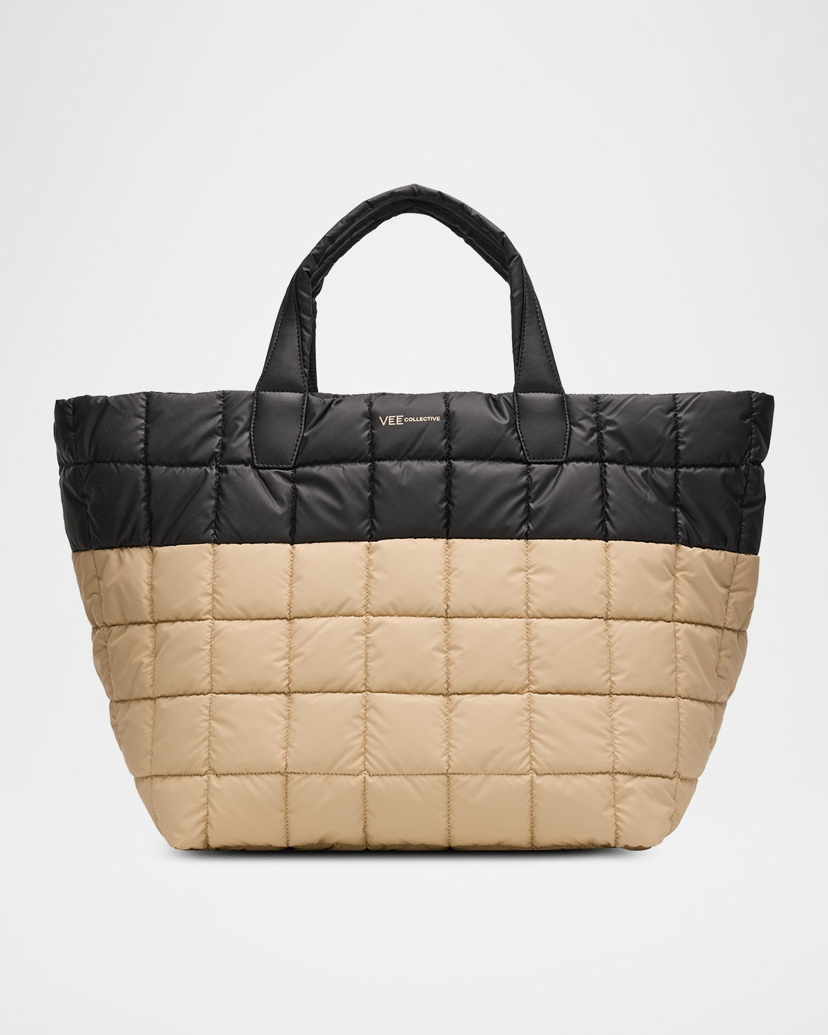 Veecollective Porter Quilted Nylon Weekender Tote Bag
