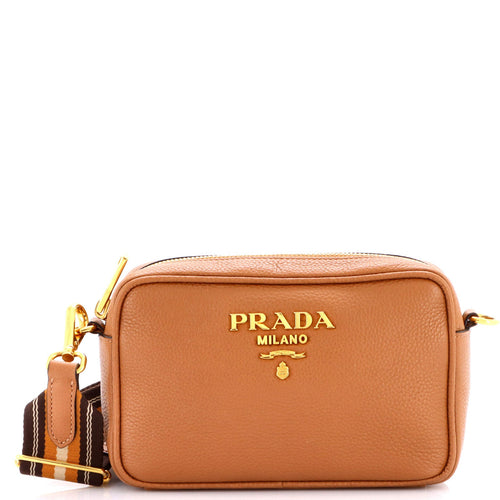 PRADA Dual Strap Camera Bag Vitello Phenix Mini