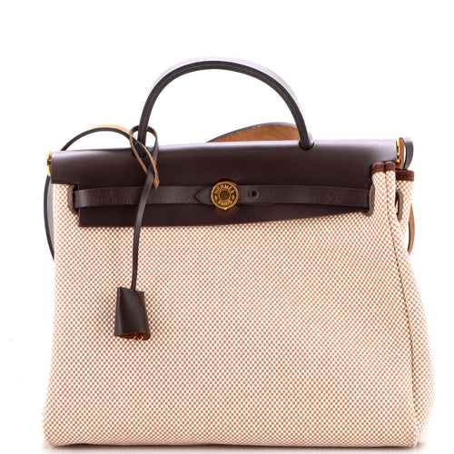 Herbag Zip Criss Viking Toile and Leather 31