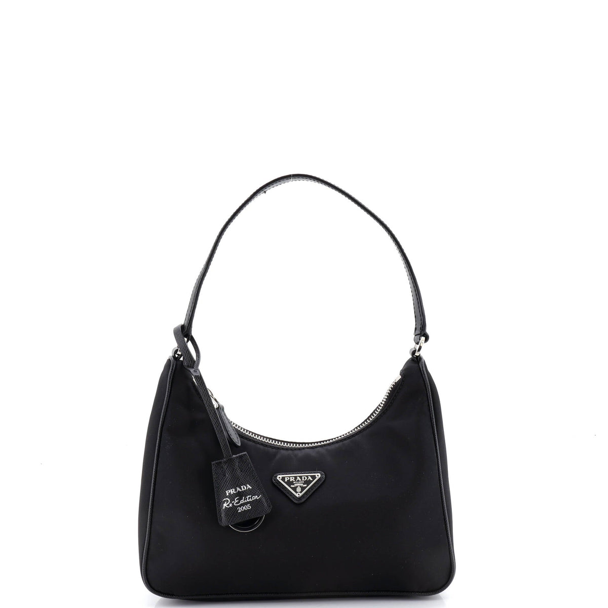 Prada PRADA Re-Edition 2005 Hobo Tessuto with Saffiano Leather Mini