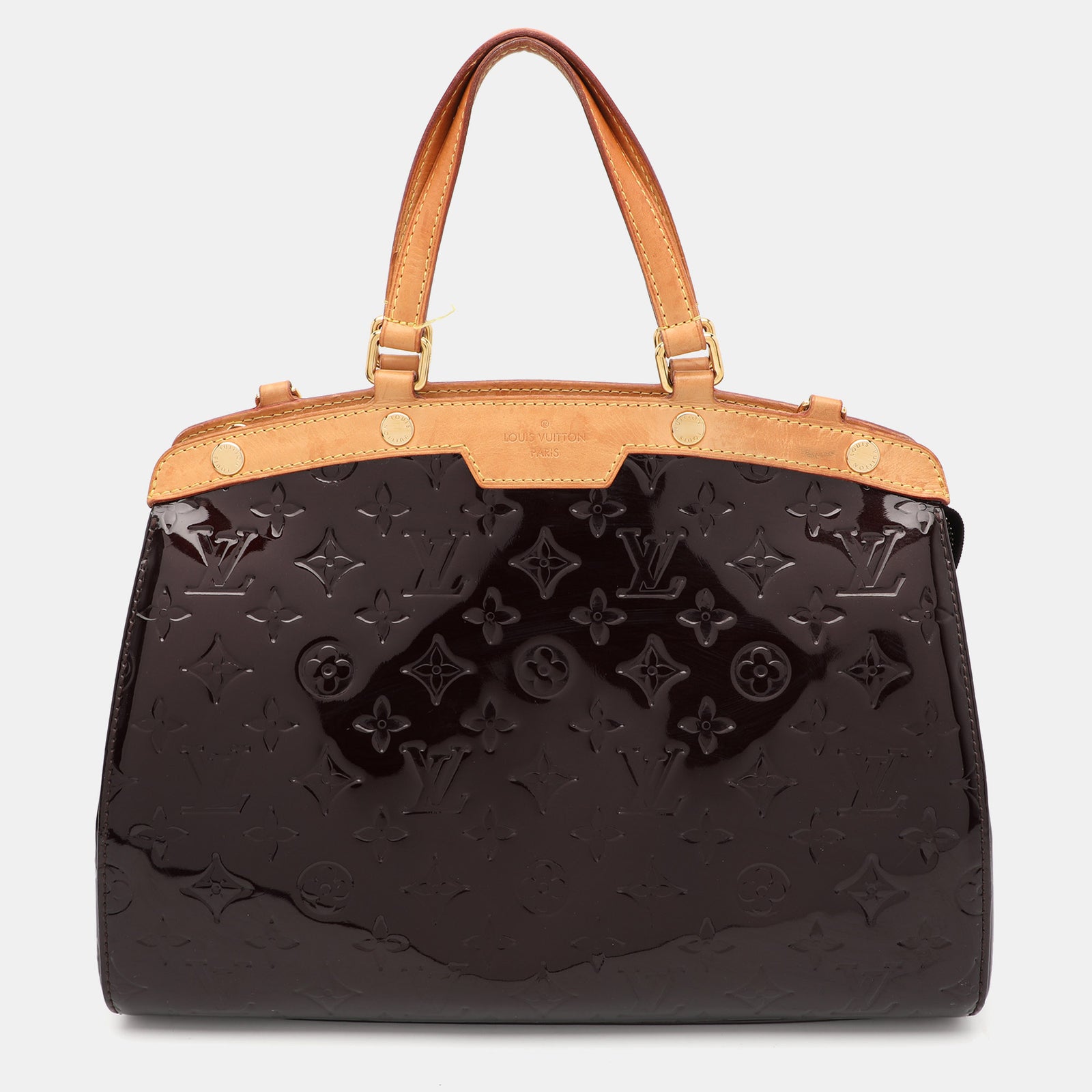 Louis Vuitton Amarante-Monogramm-Vernis-Brea-MM-Tasche