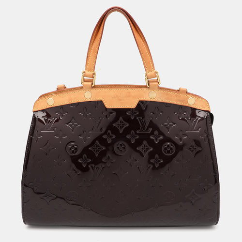 Amarante Monogram Vernis Brea MM Bag
