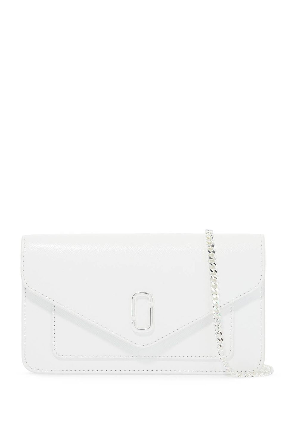 Marc Jacobs Women's Mini Crossbody Chain Wallet Bag in Bianco | 2F3SMN053S07