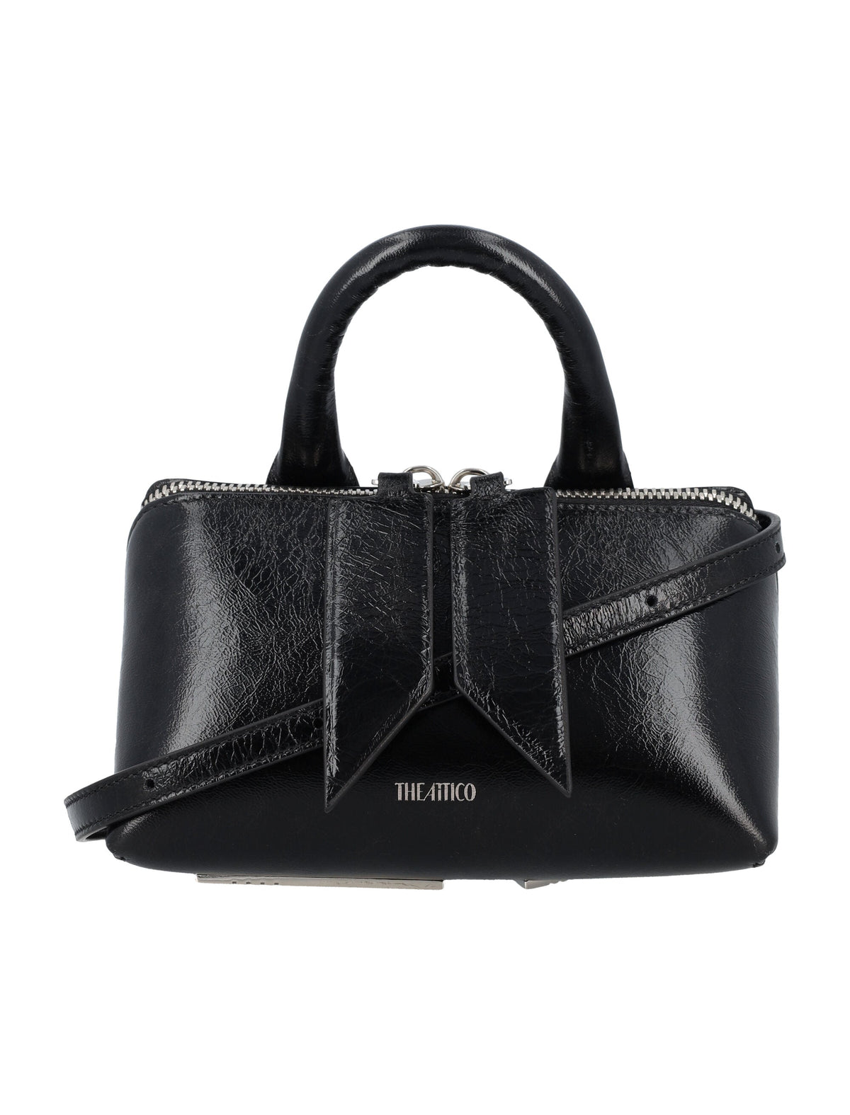 The Attico Women's Friday Small Bag in Black | 24A247WAH02L070 Color 100