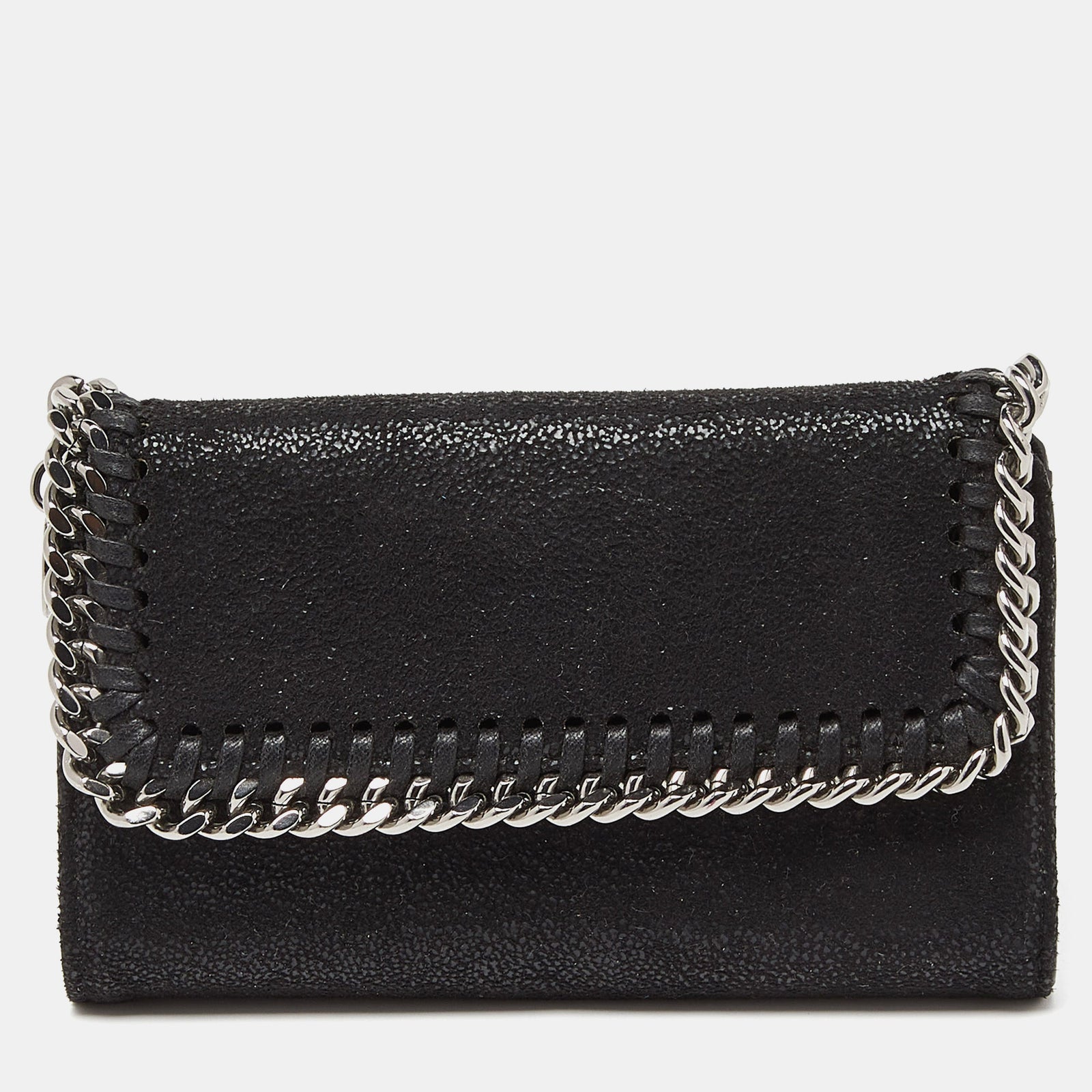 Stella McCartney Black Faux Leather Falabella iPhone 6 Case