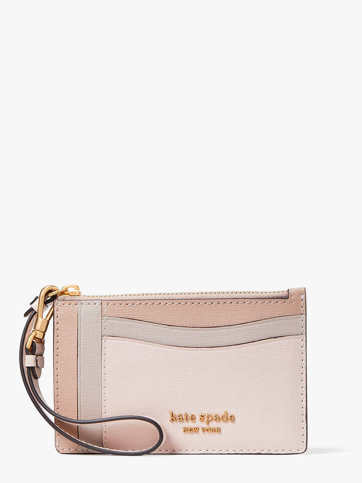 Kate Spade Au Morgan Colorblocked Card Case Wristlet