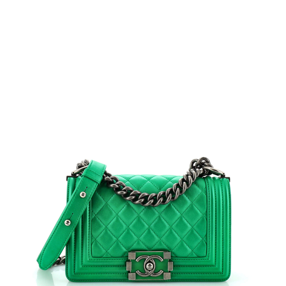 Chanel CHANEL Boy Flap Bag Quilted Lambskin Small