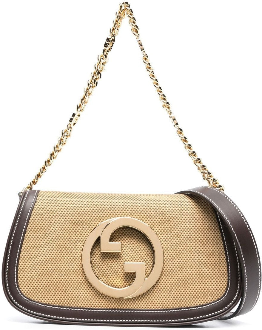 Gucci Women's Blondie Shoulder Bag in Brwn Bei/C | 699268FAA6X