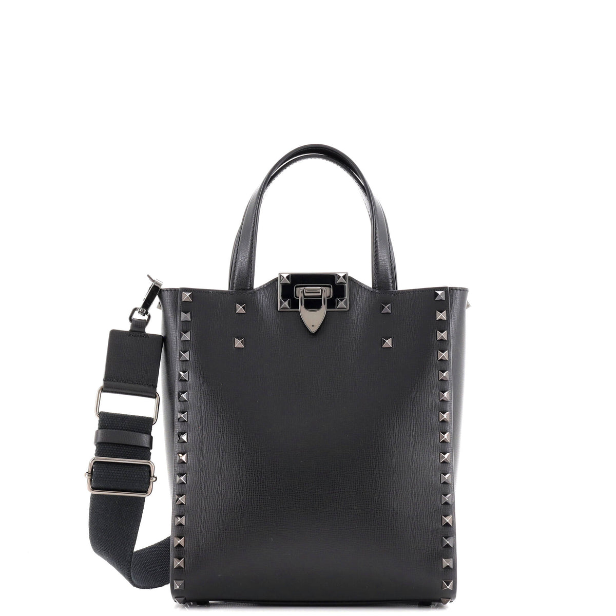 Valentino VALENTINO GARAVANI Rockstud Alcove Tote Leather Medium
