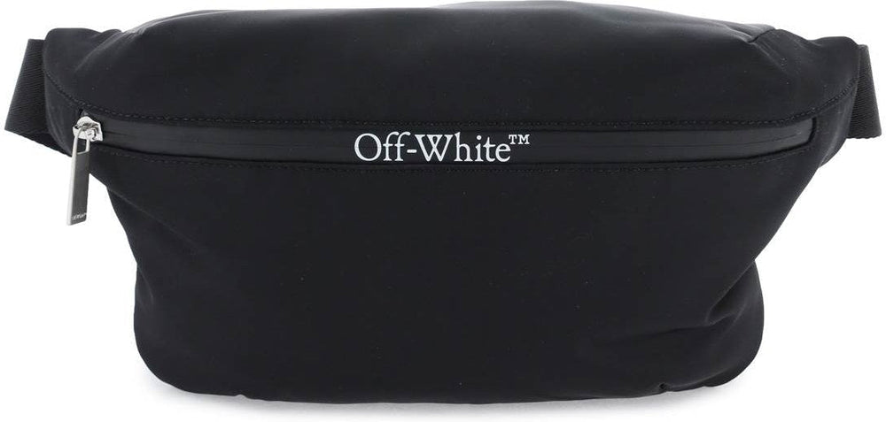 Men's Logo Nylon Beltpack in Black | OMNO037S24FAB001