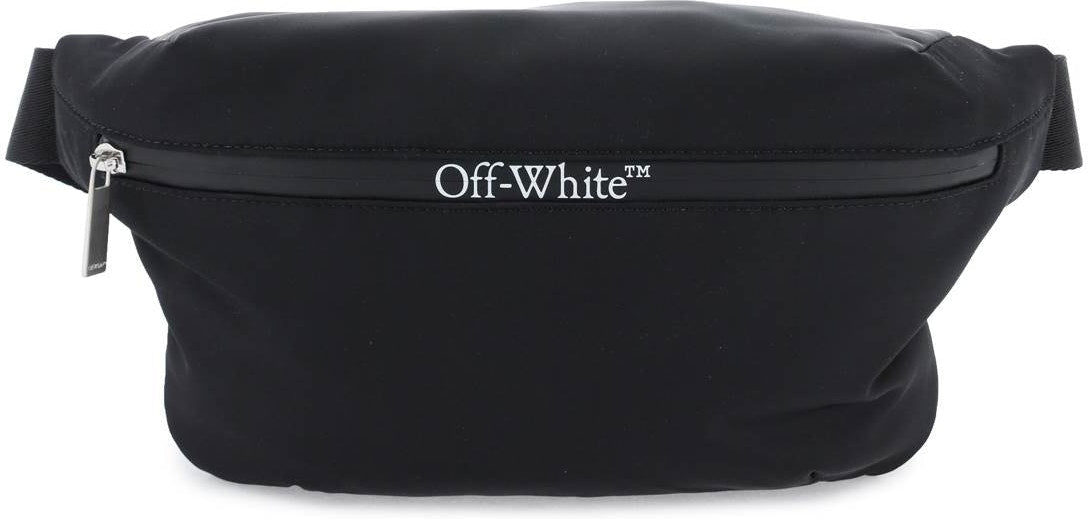 Off-White Men's Logo Nylon Beltpack in Black | OMNO037S24FAB001