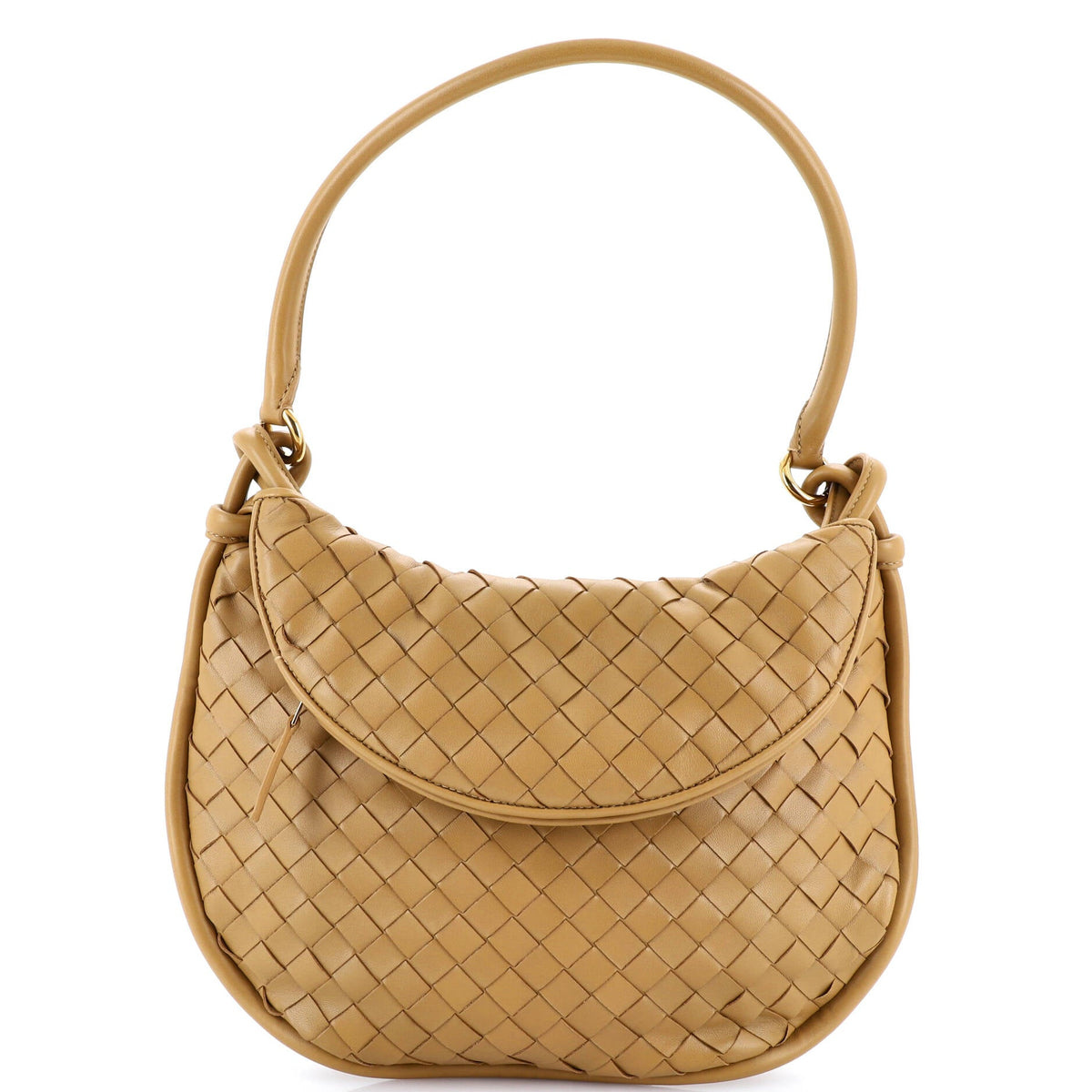 Bottega Veneta Gemelli Shoulder Bag Intrecciato Leather Medium