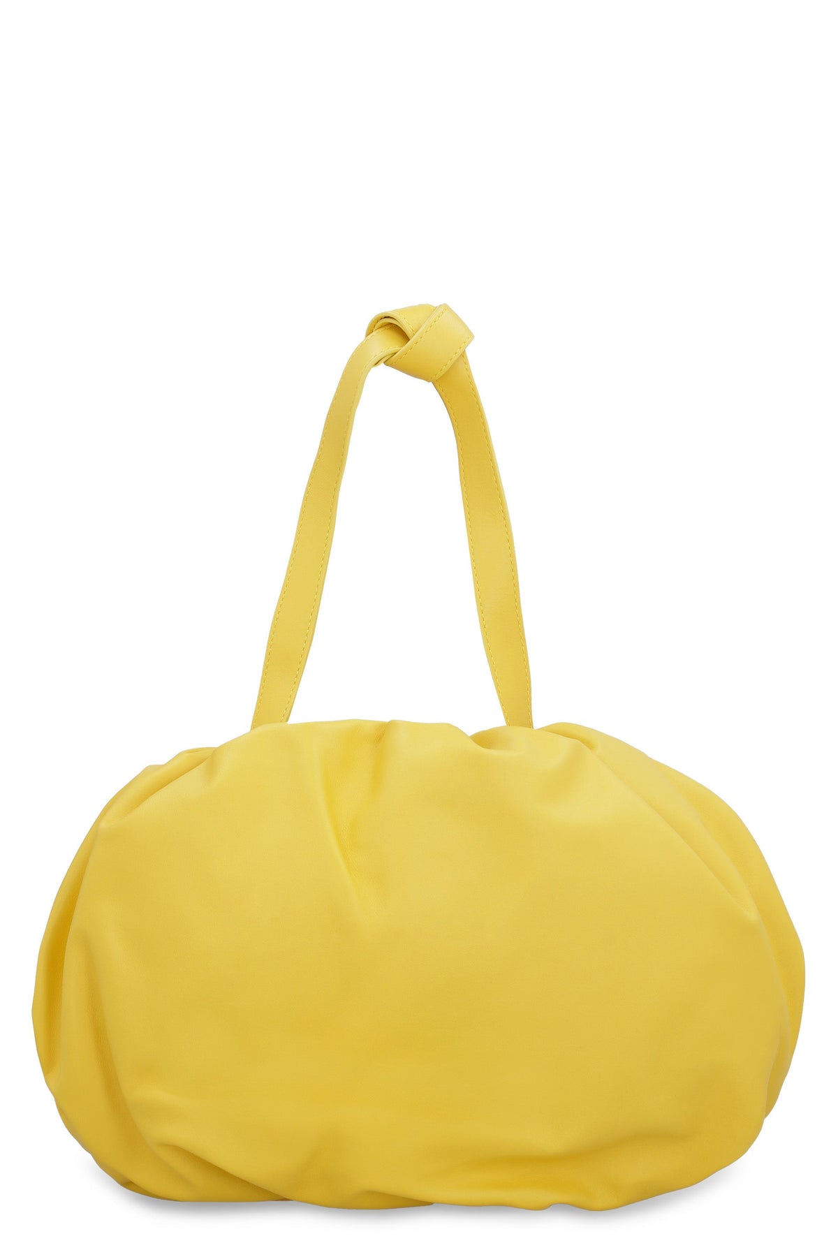Bottega Veneta Women's The Bulb Leather Bag in Yellow | 651812VCP40 Color 7130