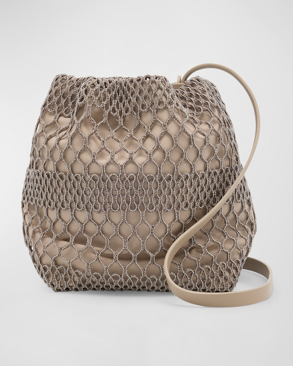 Brunello Cucinelli Caged Monili Bucket Bag