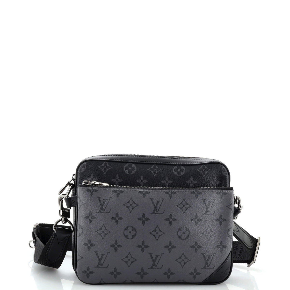Louis Vuitton Trio Messenger Bag Reverse Monogram Eclipse Canvas