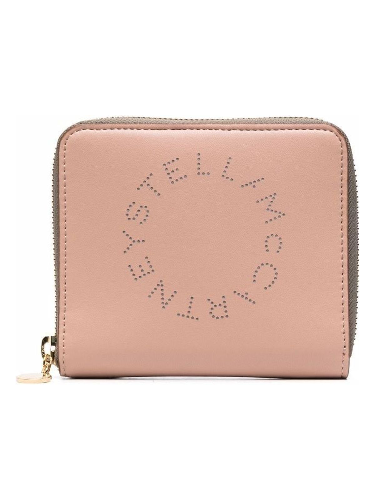 Stella Mccartney Women's Faux Leather Zip Wallet in Nude & Neutrals | Size UNICA | 7P0009W8856