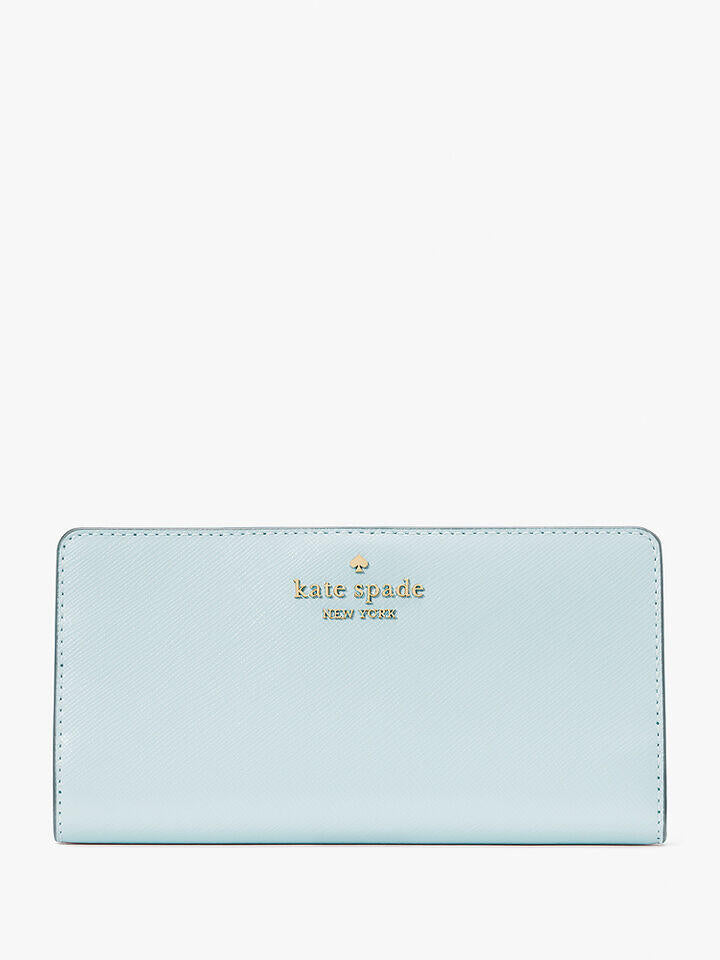 Kate Spade Au Madison Saffiano Leather Large Slim Bifold Wallet