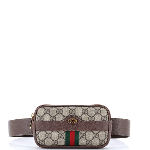 GUCCI Ophidia Belt Bag GG Coated Canvas Small