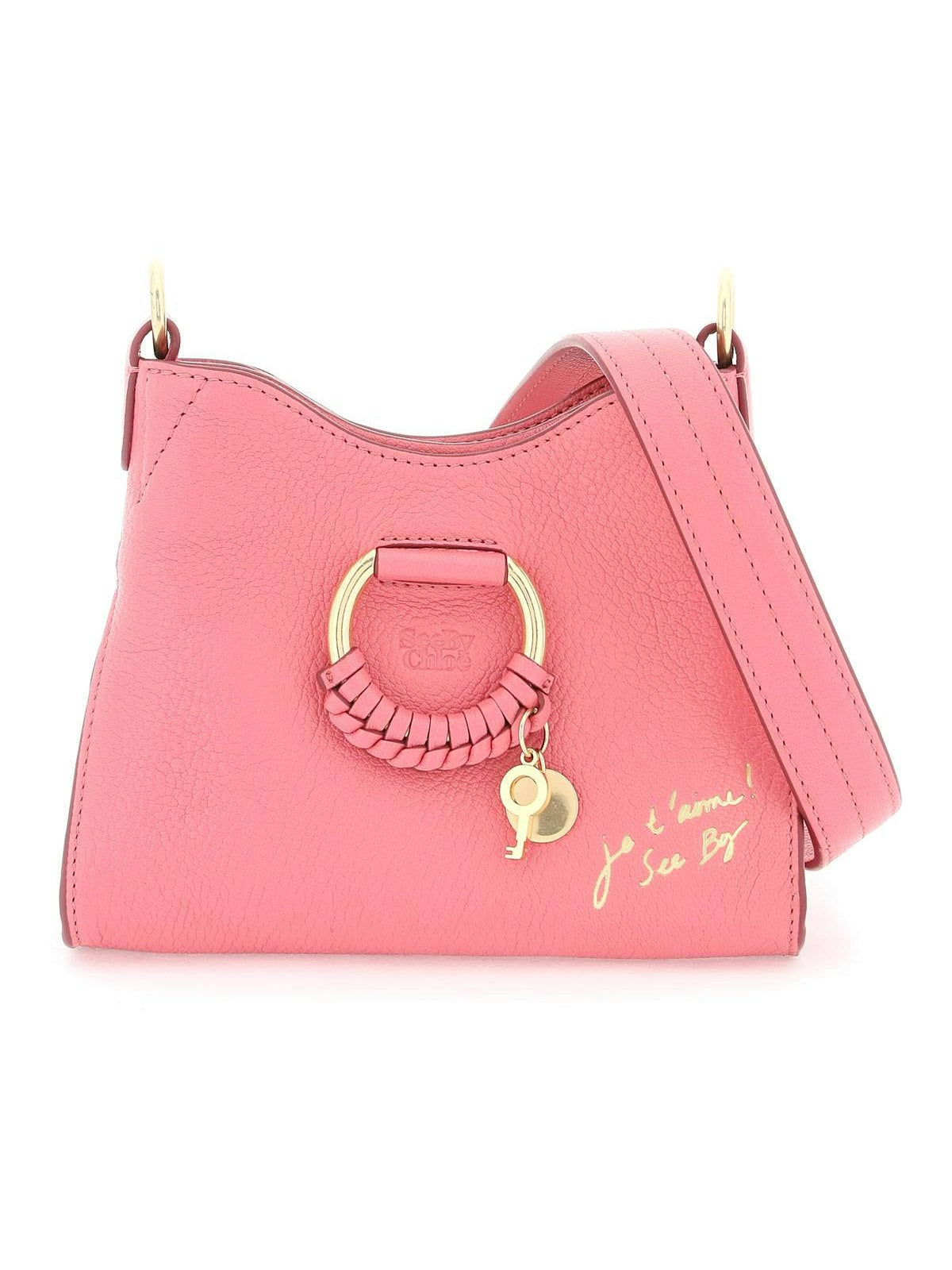 See By ChloÃ© Women's Small Joan Shoulder Bag With Cross in Pink | CHS24USC25305