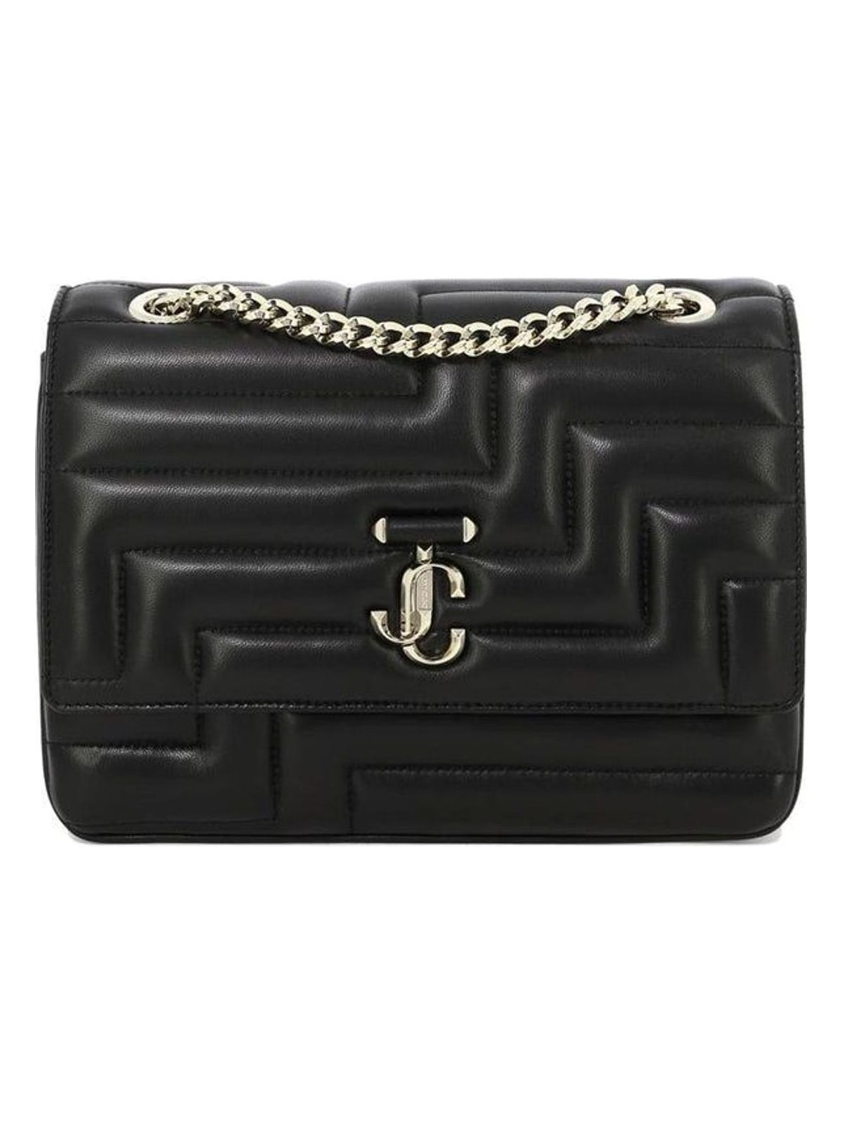 Jimmy Choo Women's "avenue Soft" Shoulder Bag in Black | AVENUE Color SOFT Color SHOULDERNBABLACK Color LIGHT Color GOLD