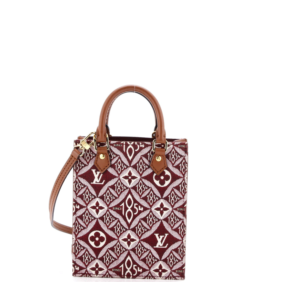 Louis Vuitton Petit Sac Plat Bag Limited Edition Since 1854 Monogram Jacquard