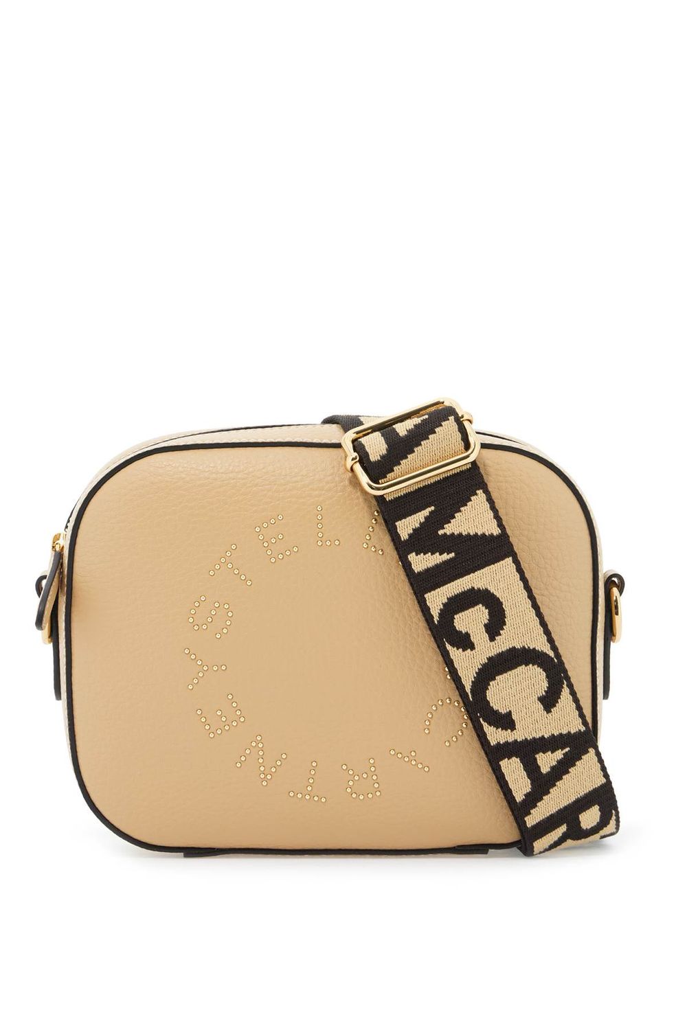 Stella Mccartney Women's Logo-Printed Camera Bag For in Beige | 700266WP0234
