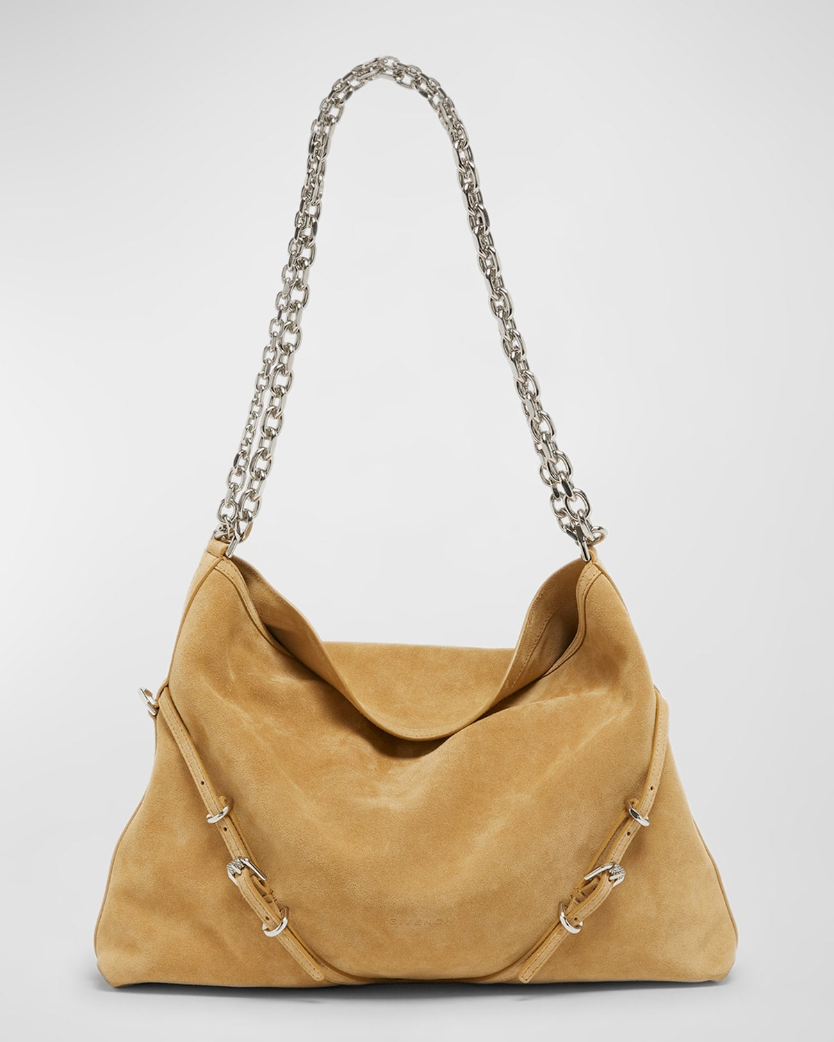 Givenchy Medium Shoulder Bag with Chain in Tumbled Leather