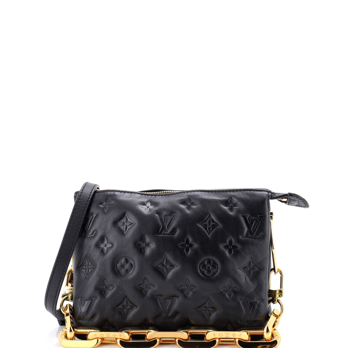 Louis Vuitton Coussin Bag Monogram Embossed Lambskin BB