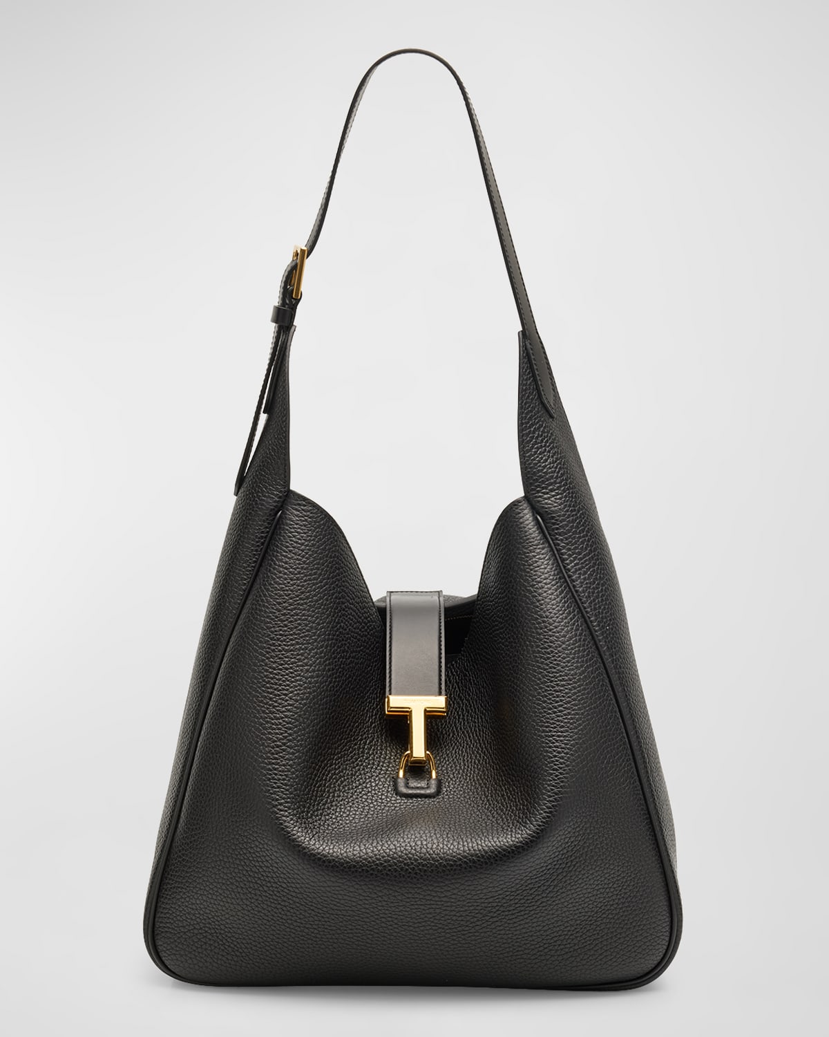 Tom Ford Monarch Large Hobo Bag in Leather