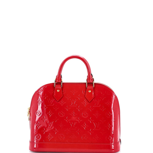Alma Handbag Monogram Vernis PM